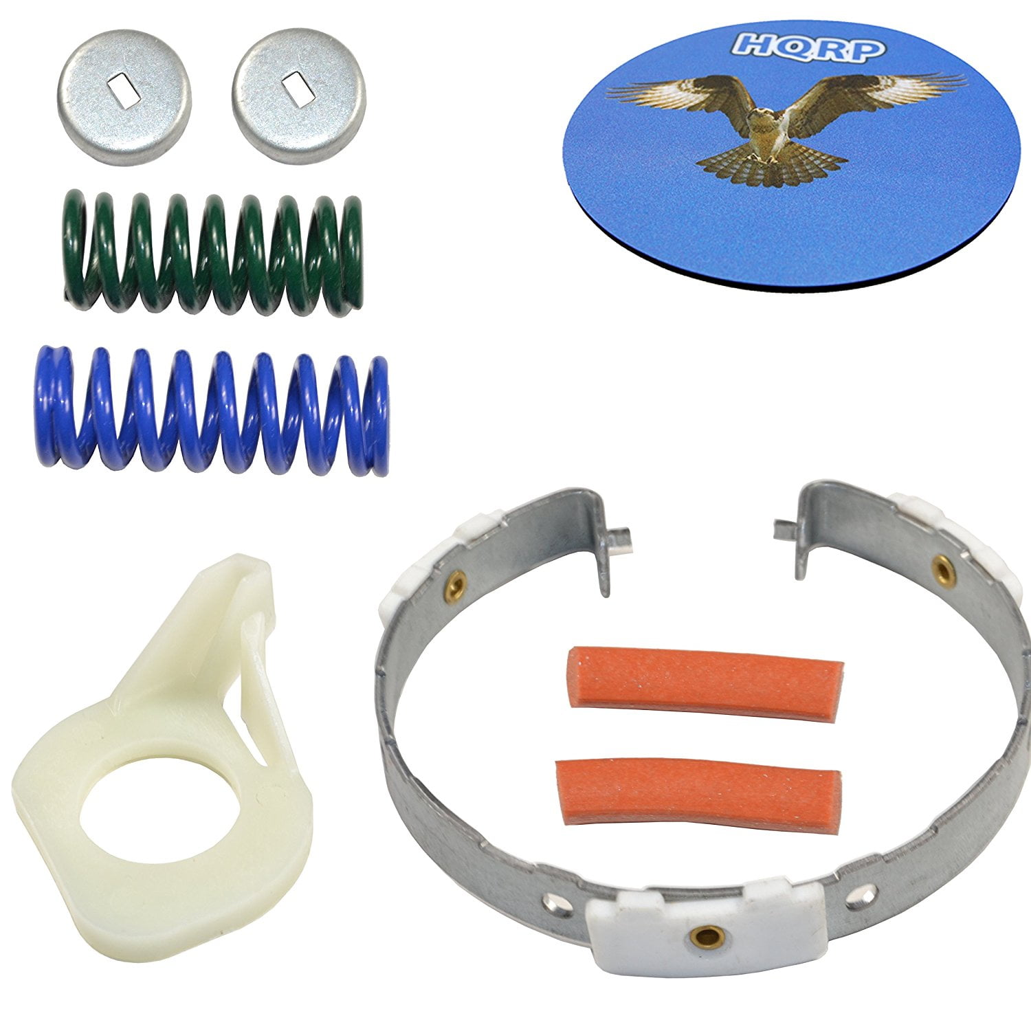 HQRP Brake Lining Kit/Clutch Band for Whirlpool CAM2762TQ3 CAP2762MQ0