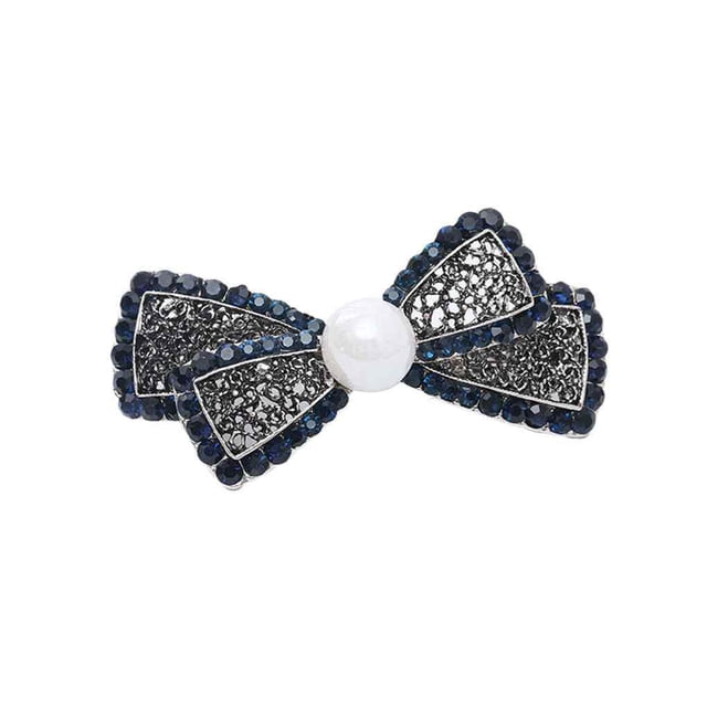 Femme Fille Nœud Papillon Cristal Strass Cheveux Cristal Pince à Cheveux Pince Pince à Cheveux Ressort Barrette en Métal Couvre-Chef Bijoux Prise pour Cheveux