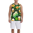 thumbnail image 4 of Easygdp Christmas Men's Mesh Basketball Jersey Quick Drying Sleeveless Shirts Fitted Muscle Tank Tops Sport Round Neck T-Shirt - Small, 4 of 9