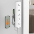 thumbnail image 3 of PENGXIANG 3Pcs Wall Mount Power Strip Holder Cable Organizer Clips Reusable Socket Fixer for Kitchen Home and Office, 3 of 7