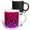 Multicolor, variant on 3drose, Pink Neon Squares, 15oz Mug