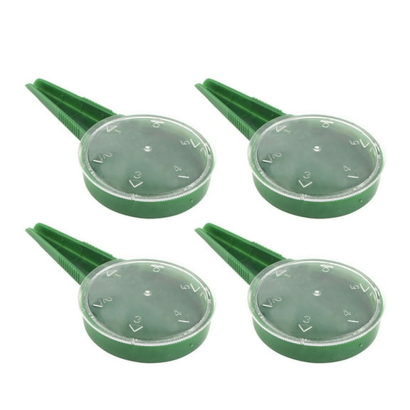 6pcs Portable Garden Seeder 5 Gear Adjustable Seeder Creative Disseminator Practical Planter for Farm (Light Green)