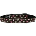 thumbnail image 3 of Pet Dog  Cat Nylon Collar or Leash, "Argyle Hearts", 3 of 5