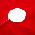 thumbnail image 3 of glitzhome 42"D Fabric Christmas Tree Skirt, Large Tree Skirt Round for Holiday Home Party Decor, 3 of 6