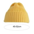 thumbnail image 6 of GROFRY Ribbed Thickened Ear Baby Beanie Winter Children Candy Colored Warm Knitted Hat Photography Props, 6 of 8