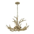 thumbnail image 5 of Daniels 6-Light Chandelier in Natural Antler, 5 of 6