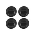 thumbnail image 1 of 4pcs 6cm Circular D-Ring PVC Patch for Inflatable Boat Kayak Dinghy SUPs black, 1 of 11