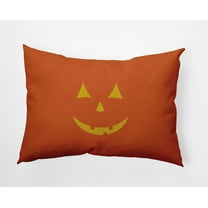 20" x 14" Simply Daisy Halloween JackoLantern Polyester Indoor/Outdoor Pillow, Nutmeg Qty 1