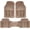 Beige, variant on OxGord Universal Fit 4-Piece Full Set Eagle Heavy Duty Rubber Floor Mat, Gray