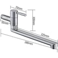 thumbnail image 4 of Wall Mounted Stainless Steel Sink Faucet, 4 of 4