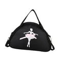 thumbnail image 2 of Abbraccia Ballet Dance Bag, Gym Duffel Bag, Tutu Dress Dance Bag for Gymnastics, Ballet Class, Dance Recitals Black, 2 of 10