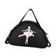 thumbnail image 2 of Bonita bolsa de ballet para danza, portátil, ligera, dulce, multiusos, para viajes. Negro, 2 of 9