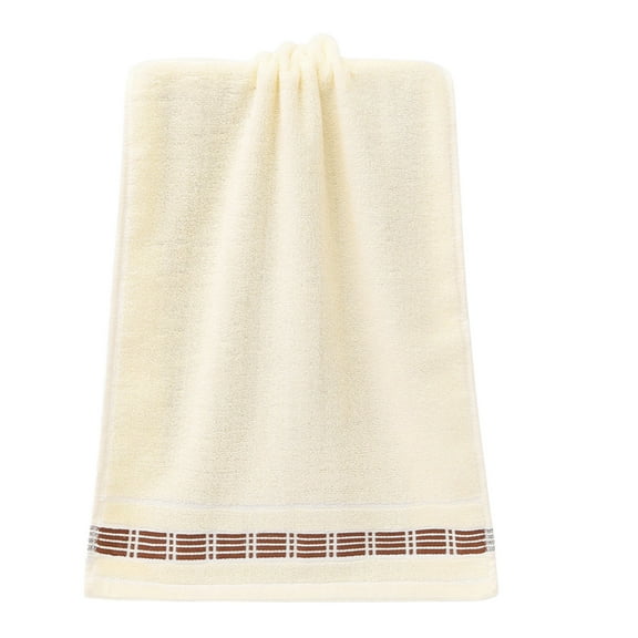 Cinvoph Hand Towels for Bathroom Face Towels Soft Absorbent for Bathroom, Spa, Travel, 14" x 30", Beige