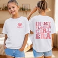 thumbnail image 4 of Tiijoy Toddler Girls Short Sleeve T Shirt Summer Casual Letter Print T-Shirt, Sizes 2-13, 4 of 4