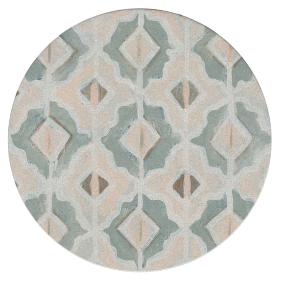 Thirstystone Vintage Blush Single Round Sandstone Coaster Create Your Own Set