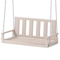 thumbnail image 1 of MUZZ 3-Seater Outdoor Wood Swing,Garden Swings with for Adults Kids, Large Tree Swing for Yard Patio Porch Garden, Hanging Bench Chair Furniture for Deck, 700LBS Weight Capacity(Large/Natural), 1 of 9