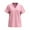Pink, variant on Staron Women's V-Neck Short Sleeve T-Shirt Casual Solid Color Basic Top Nurse Uniform Workwear, Black S