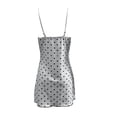 thumbnail image 2 of WCJM Sleeping Dress Sleep Dresses for Women Love Print Slim Fit Nightgown Women's Pajamas Lace V Neck Home Clothes Fashion Split Side Floral Lace V-Neck, 2 of 4