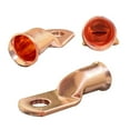8 AWG10 Ring (M4) 6 pk Battery Lugs, Copper Lugs, Battery Cable Ends, Tubular Ring Terminals