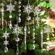 thumbnail image 5 of Adorno de Carámbano de Copo de Nieve Transparente Naiovety Cristal Acrílico Decoración de Árbol de Navidad Paquete de 2 (20) Piezas, 5 of 6