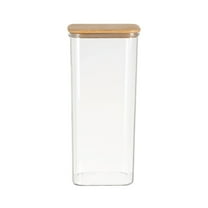 1900ML Food Storage Container | Airtight Kitchen Canister for Grains, Cereals & Dry Goods | BPA-Free Plastic with Secure Lid | Stackable Pantry Organization | Clear Design for Easy Visibility