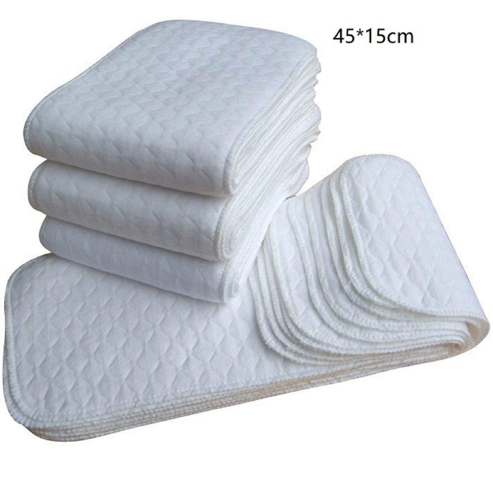 Clearance! Ikeay Burp Cloths 5 Pcs Large Cotton Baby Burp Clothes 6 Extra Thick Absorbent and Soft Burp Rags Muslin Bibs Unisex for Boys and Girls,Towels,5X Baby Diapers