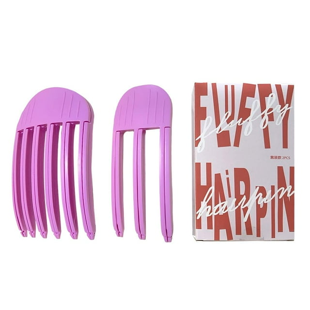 Wind Shaping Comb for Voluminous Hair 3 and 6 Teeth Adjustable Invisible Design High Temperature Resistant Material