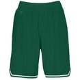 thumbnail image 7 of Holloway Sportswear L Womens RETRO BASKETBALL SHORTS Forest/White 224377, 7 of 7