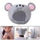 thumbnail image 5 of Gorro de ratón de peluche, regalo para niños, diadema, accesorios de fotografía, gris, divertido para disfraces. Los 28X24cm, 5 of 9