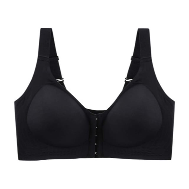 asddcavvf Bras for Women Women's Plus Size Wireless Bra with Front Closure Seamless Back Comfortable
