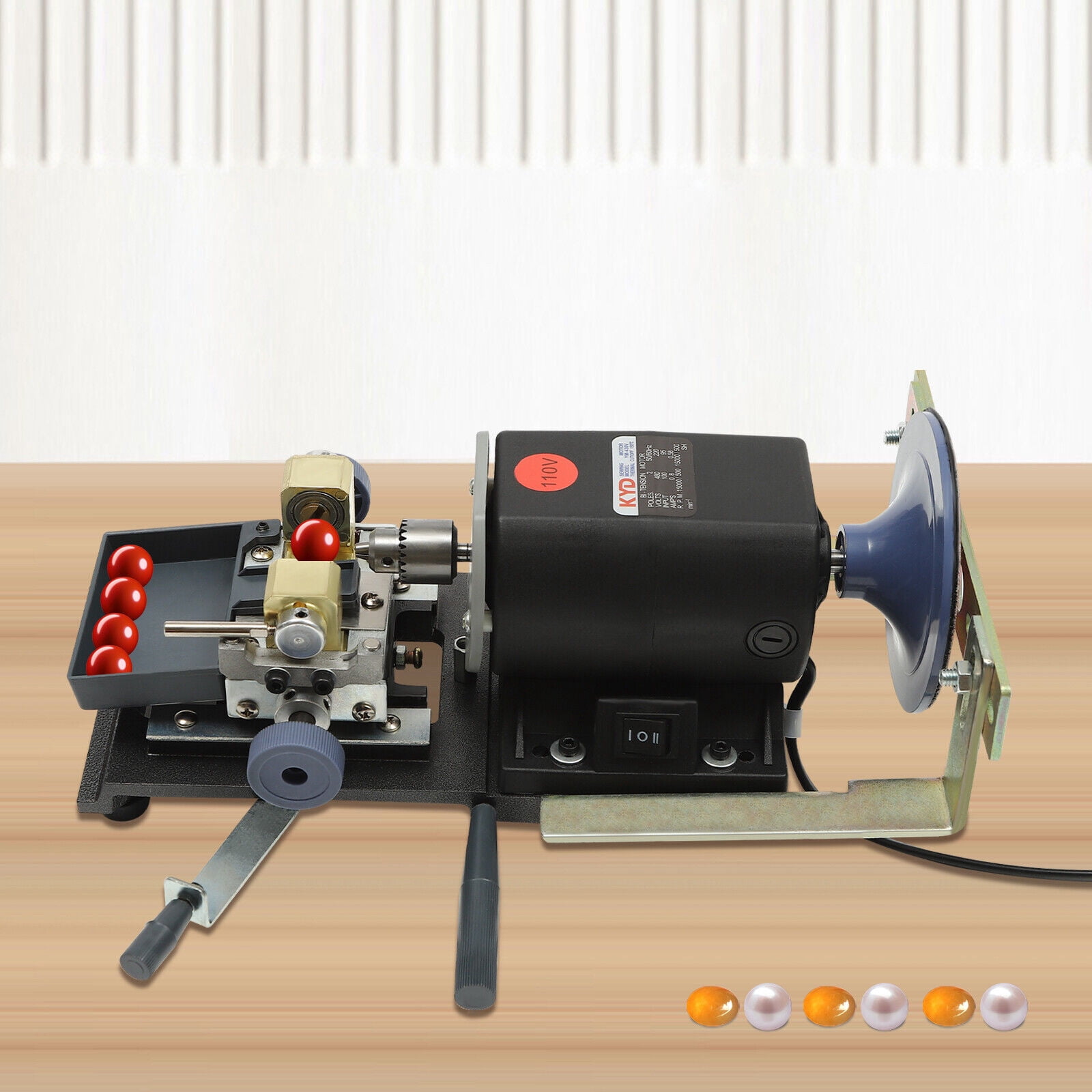 TFCFL Pearl Holing Drill Machine Electric Pearl Amber Jewelry Tool Drilling Machine