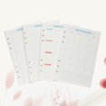 thumbnail image 3 of 1 Set Assorted Periods Loose-leaf Filler Papers 6-Hole Spiral Notebook Paper Replacement (A6), 3 of 9