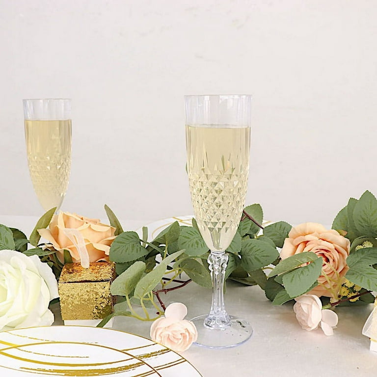 Personalized Champagne 8oz Flute Set