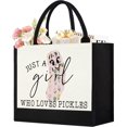 thumbnail image 1 of Bolsa de lona GevguxLuo Pickle Lover de regalo, 33 x 13 x 28 cm, 1 of 6