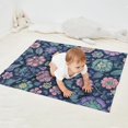 thumbnail image 2 of Pioneer Flower Blanket,Comfortable Soft Flannel Throw Blanket,All Season,Warm Lightweight Blankets for Sofa Bed Couch Living Room Chair,30"x40"(80x100cm), 2 of 4