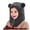 R342-Grey, variant on Kids Winter Fleece Hats Child Balaclava Ski Mask Windproof Warm Hat Cute Bear Ear for Boy Girl winter Face Mask,4-10 Y