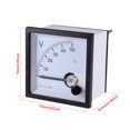 thumbnail image 2 of Unique Bargains AC 0-500V Analog Panel Voltage Gauge Volt Meter 72 1.5% Error Margin, 2 of 4