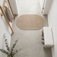 thumbnail image 4 of Soft&absorbent Bathroom Rugs Quick Dry Machine Washable Bath Mat Non-slip Rug with Rubber Backing Ideal for Shower Tub Home Decor Accessories 15.75"X23.62", 4 of 6