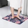 thumbnail image 4 of Pioneer Flower Floral Print Flannel Non Slip Door Rugs,Washable Door Mats Indoor,Decorative Door Mats,Dirt-Resistant and Absorbent Doormat for Entrance,Bedroom,Kitchen,Bathroom,23.5"x16", 4 of 5
