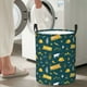 thumbnail image 5 of Fotbe Camping Cesto de Ropa con Asas, Cesto Impermeable de Gran Capacidad, Bolsa de Lavado para Dormitorio, Cesto de Ropa con Ruedas y Asas-Small, 5 of 6