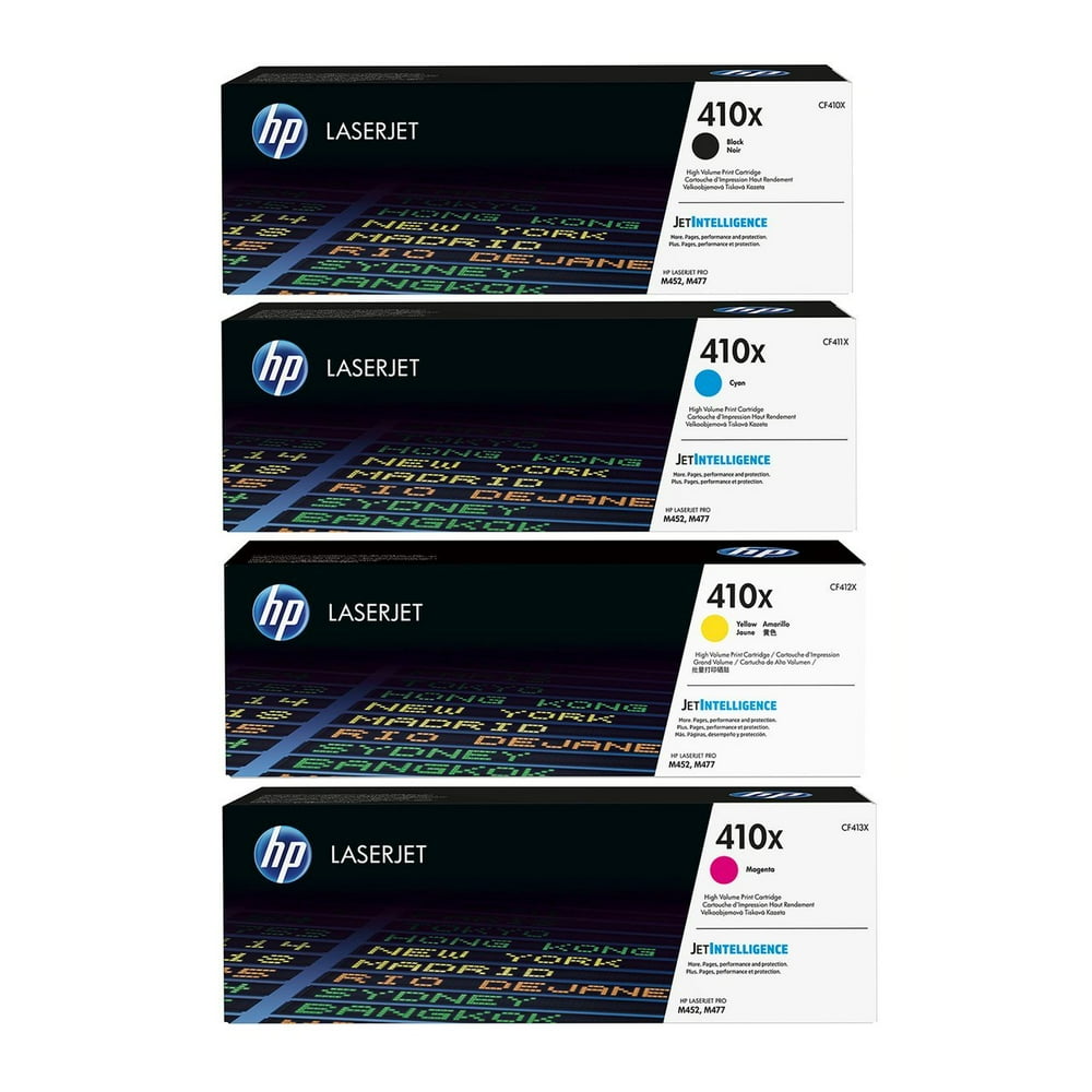 HP 410X (CF410X, CF411X, CF412X, CF413X) High Yield Original LaserJet