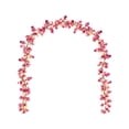 thumbnail image 2 of Dyegold Room Decor Artificial Flower Vine with LED Fairy Lights Hanging Floral Garland String Light for Bedroom Balcony Wedding Decor 70.86 in, 2 of 6
