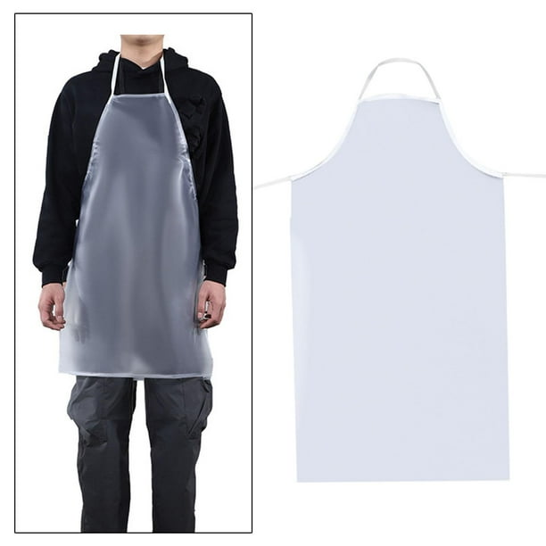 Delantales Impermeables De PVC Transparente Para Limpieza De