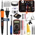 thumbnail image 1 of Kit de soldador BILIPLE, kit de pistola de soldar digital LED de 90 W, temperatura ajustable (180 °C, 1 of 8