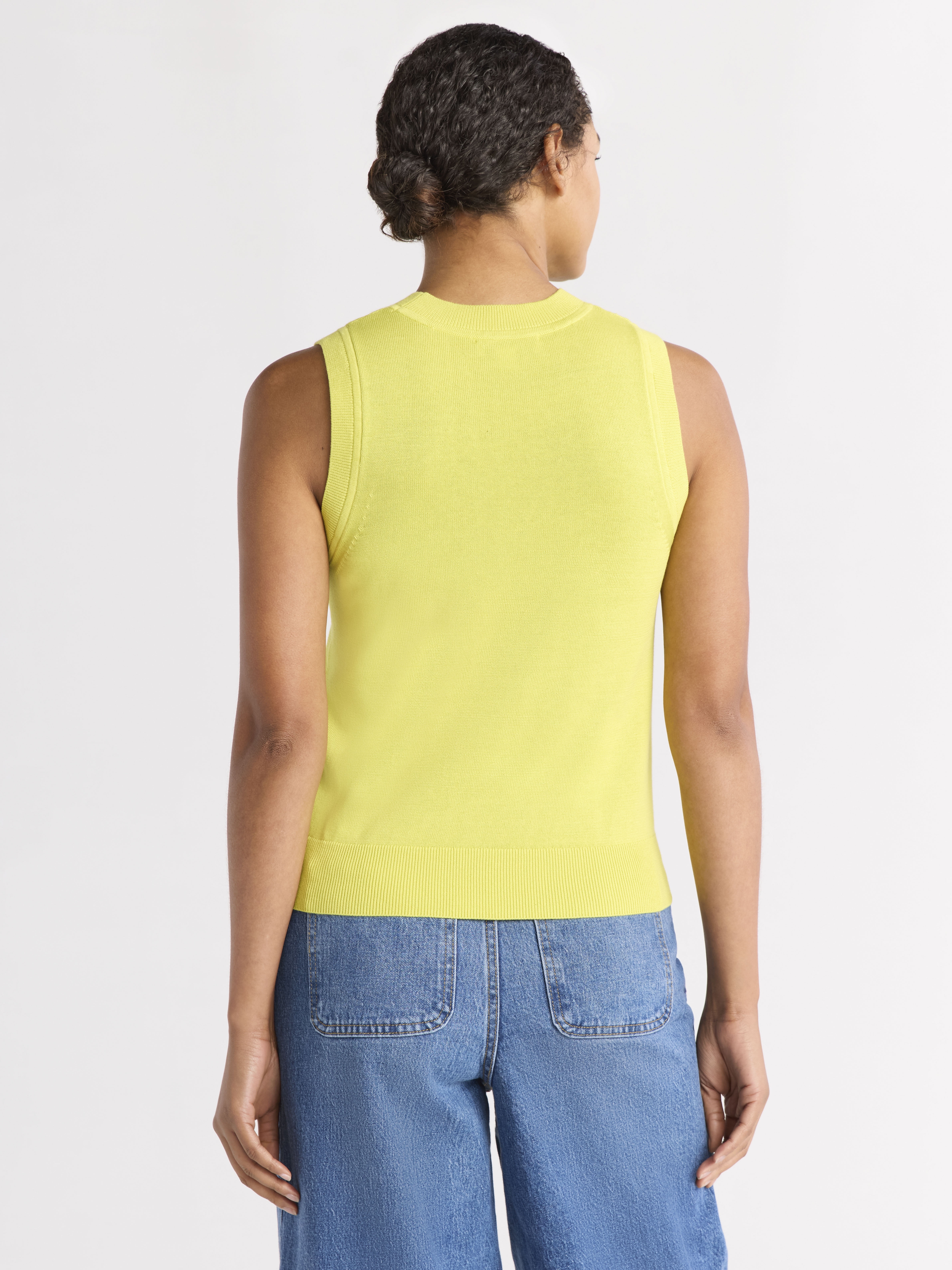 Free Assembly Women's Sleeveless Sweater Shell, Lightweight, Sizes XS-2XL