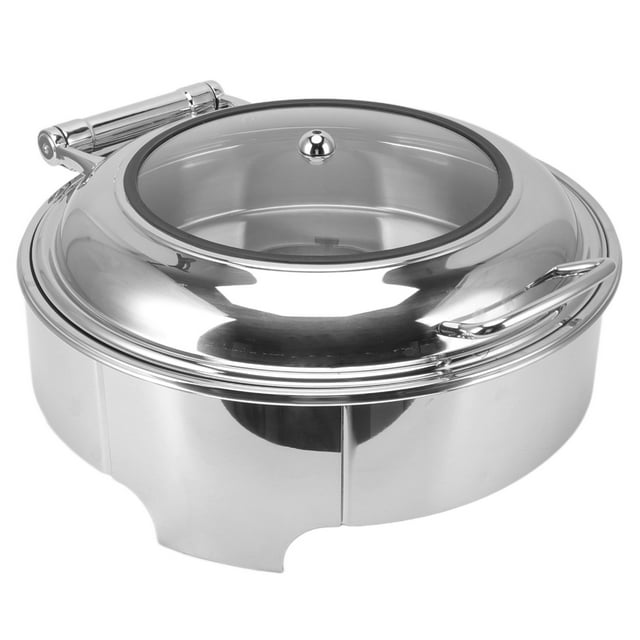 Acier Inoxydable Plat à Réchaud, Acier Inoxydable Rond Buffet Buffet Restauration Plus Chaud Rond Buffet Restauration Plus Chaud Fiabilité Ultime