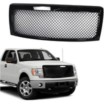 ALL-CARB Front Bumper Upper Grille Glossy Black Mesh Grill Replacement for F150 2009 2010 2011 2012 2013 2014