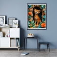 thumbnail image 7 of Diamond Art Kits for Adults - 5d Majestic Cheetah Floral Frame Diamond Painting for Adults, Diamond Art for Adults Beginners, Diamond Painting Kits for Adults for Home Wall Decor, 7 of 7