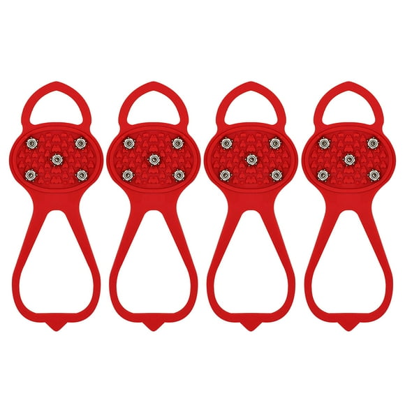 Summer Savings Clearance! Non-Slip Spikes Snow Cleats, Ice Grips Crampons for Hiking Boots, Anti-Skid Covers for Winter Sports, Snow and Ice Walking