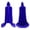 Blue, variant on Kids' Solid Hooded Cloaks Lightweight Wizard Party Supplies Dress Up Poncho Coat October 31st Party Outfits for Kids